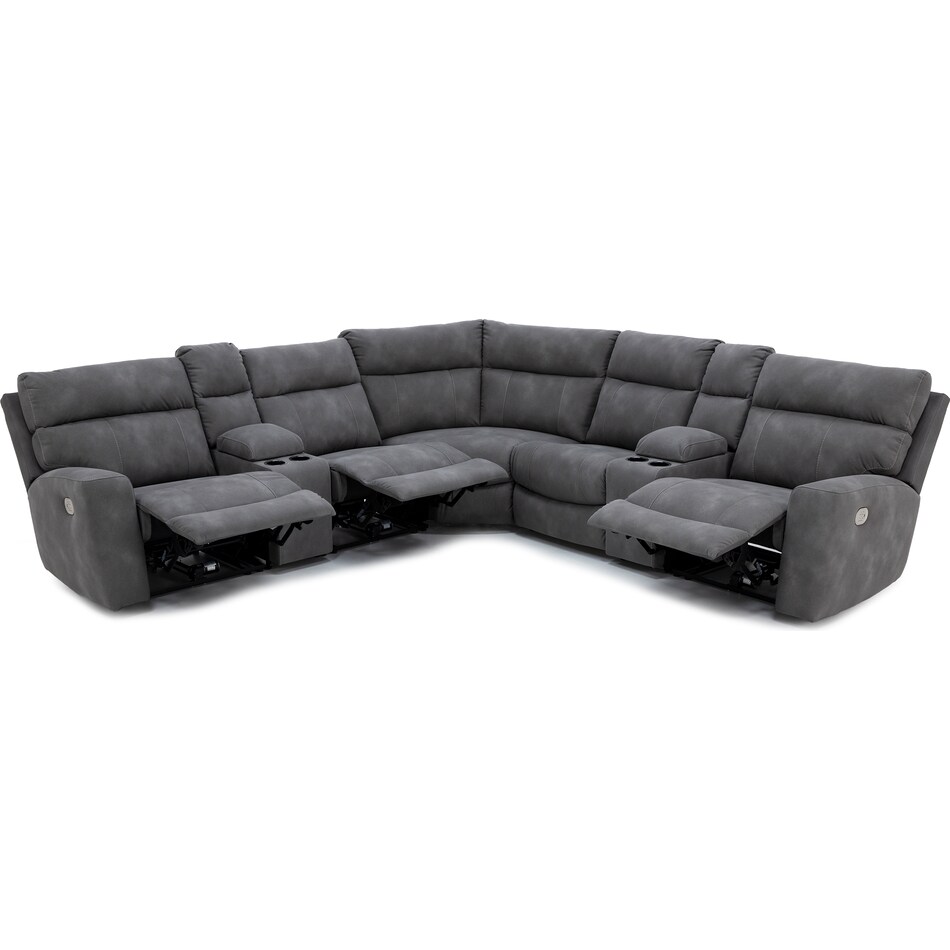 ashley furniture grey mtn fab sectional pkg  