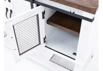 ashley furniture vintage white buffet server sideboard   