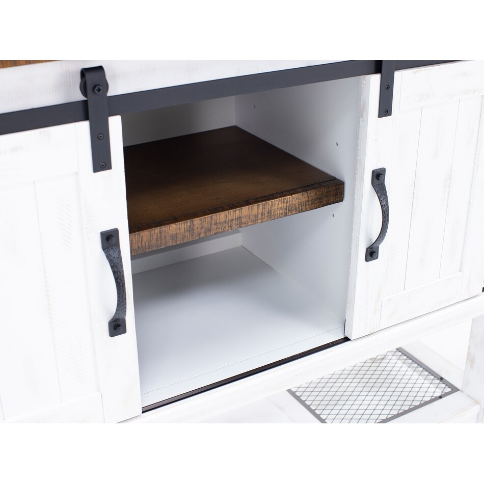 ashley furniture vintage white buffet server sideboard   