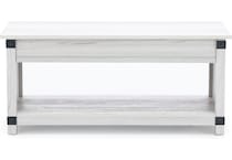 ashley furniture white cocktail table jamie  