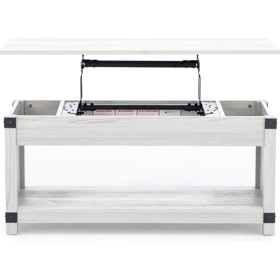 ashley furniture white cocktail table jamie  