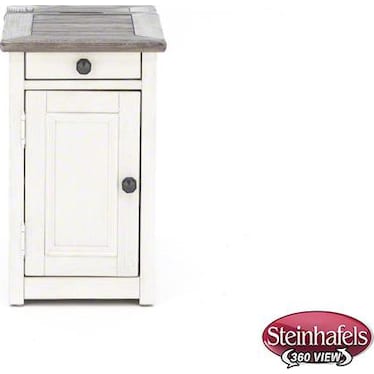 Two Tone Door Chairside Table