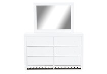 ashley furniture white mirror   