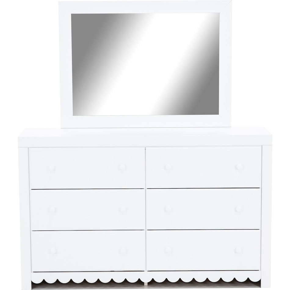 ashley furniture white mirror   
