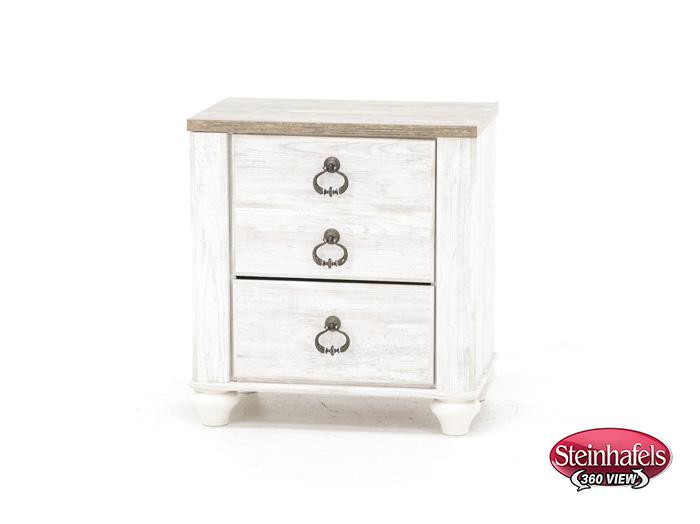 ashley furniture white single drawer  image   