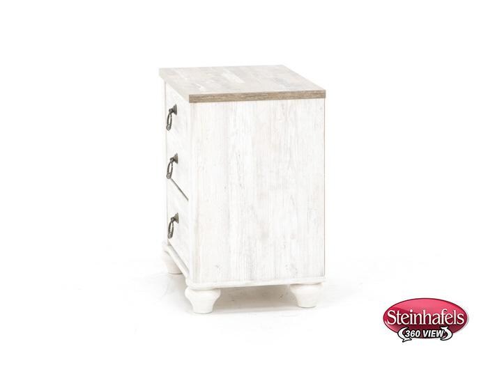 ashley furniture white single drawer  image   