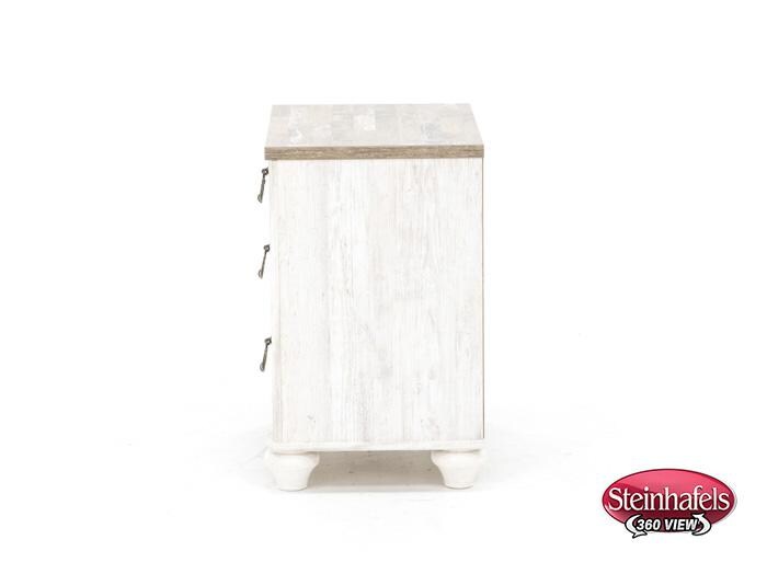 ashley furniture white single drawer  image   