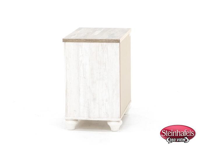 ashley furniture white single drawer  image   