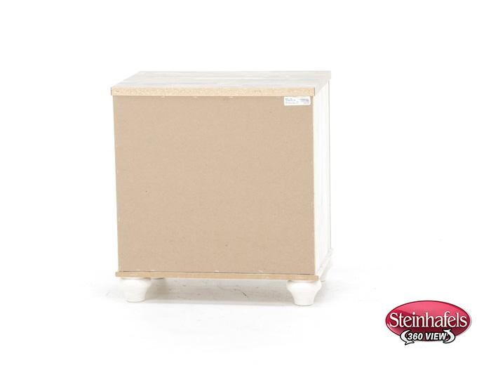 ashley furniture white single drawer  image   