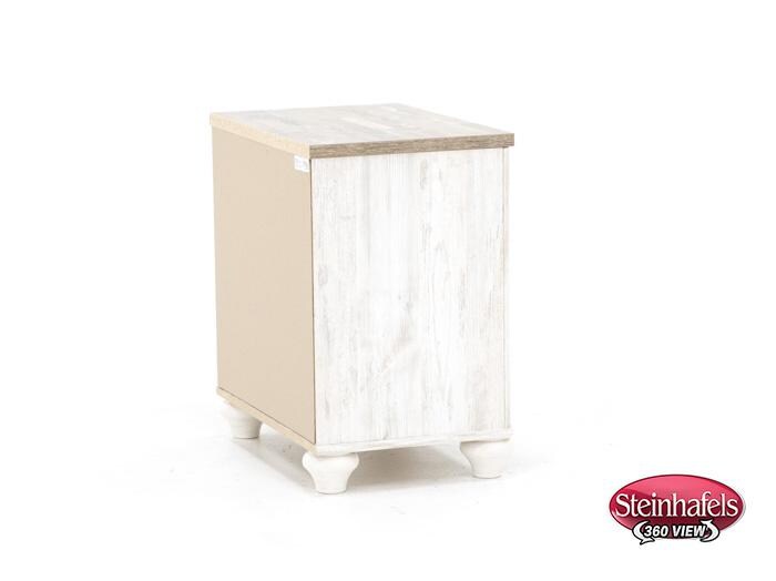 ashley furniture white single drawer  image   