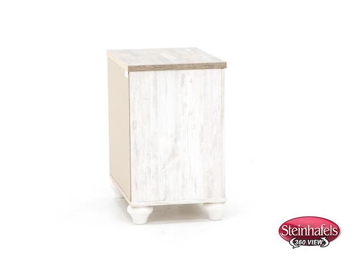 ashley furniture white single drawer  image   