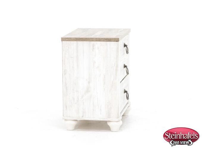 ashley furniture white single drawer  image   