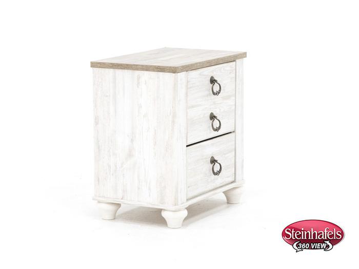ashley furniture white single drawer  image   