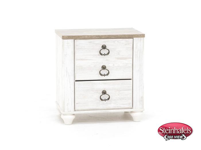 ashley furniture white single drawer  image   