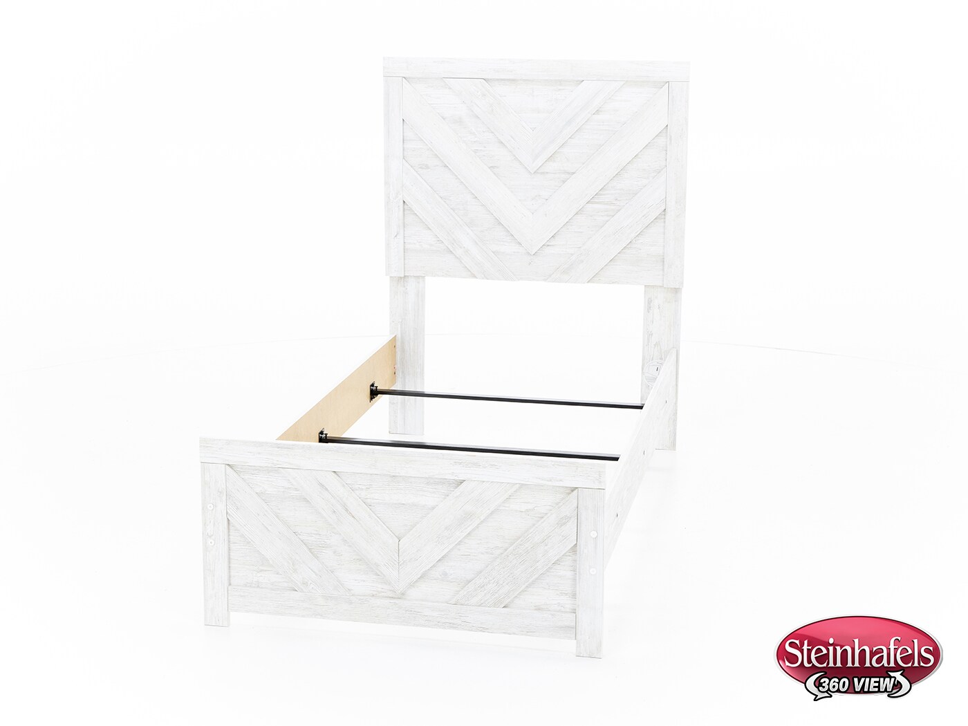 ashley furniture white twin bed package  image tpk  