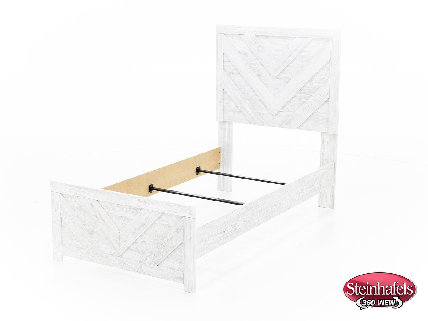 ashley furniture white twin bed package  image tpk  