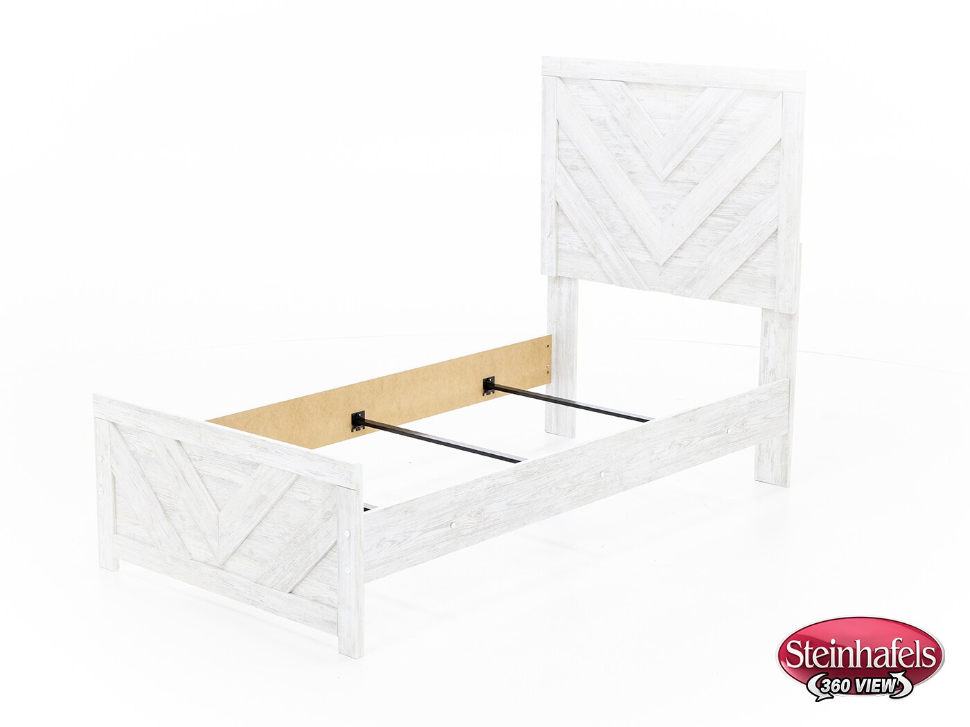 ashley furniture white twin bed package  image tpk  