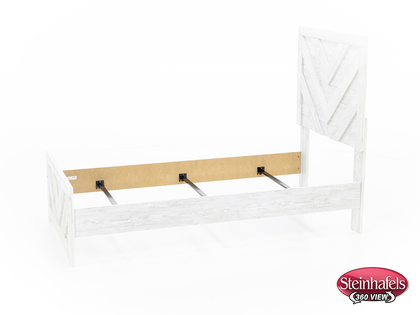 ashley furniture white twin bed package  image tpk  