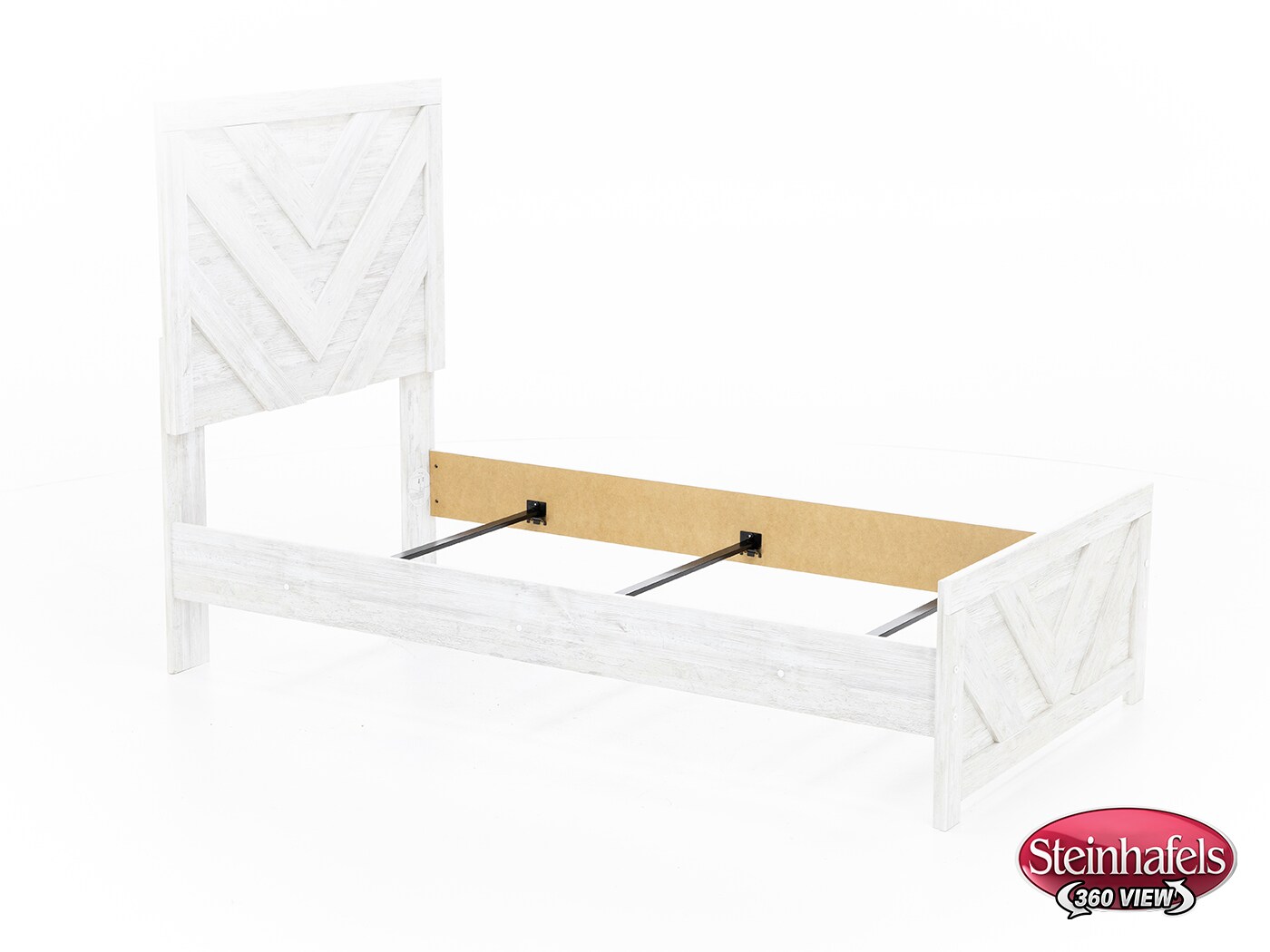 ashley furniture white twin bed package  image tpk  