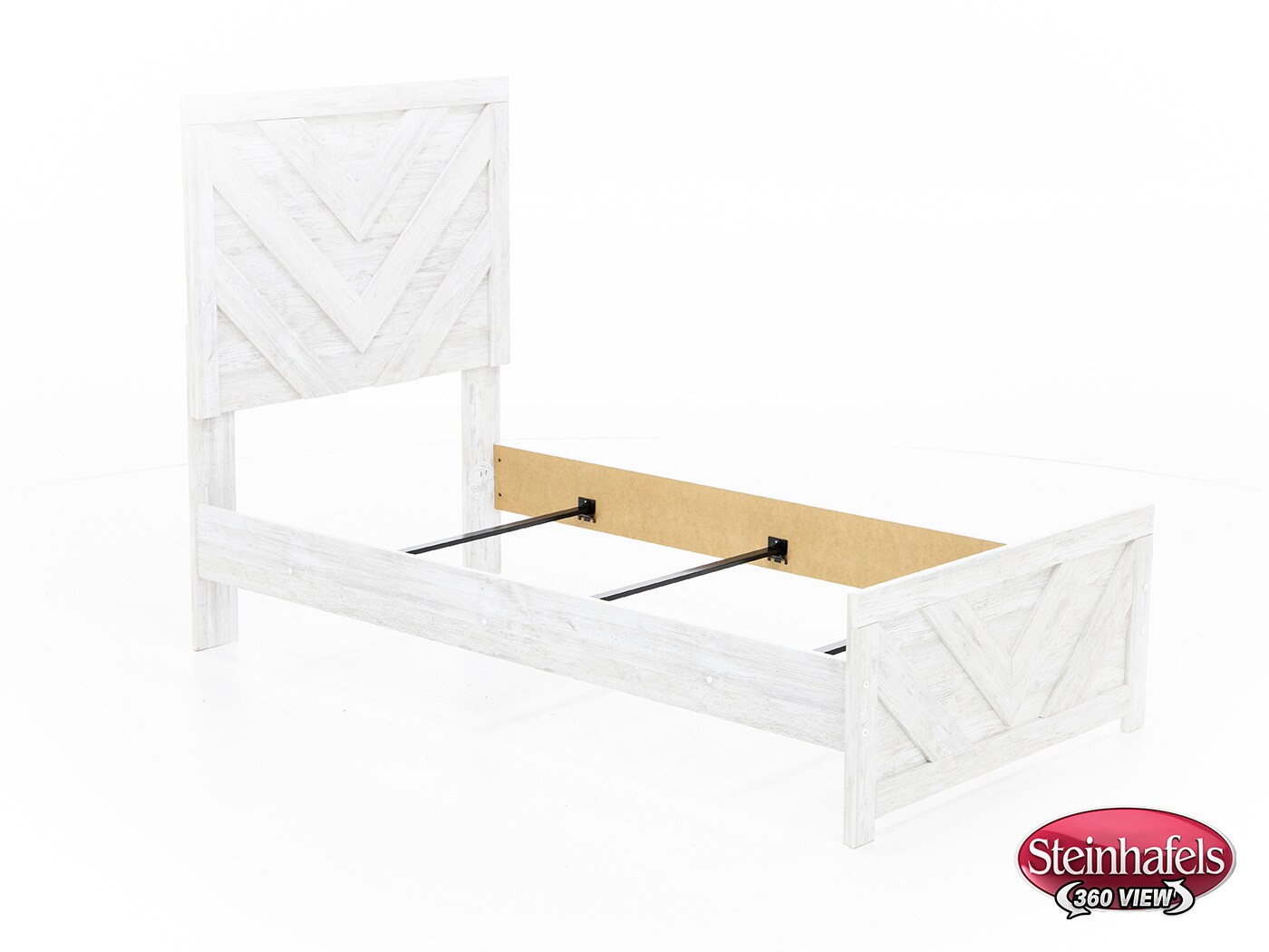 ashley furniture white twin bed package  image tpk  