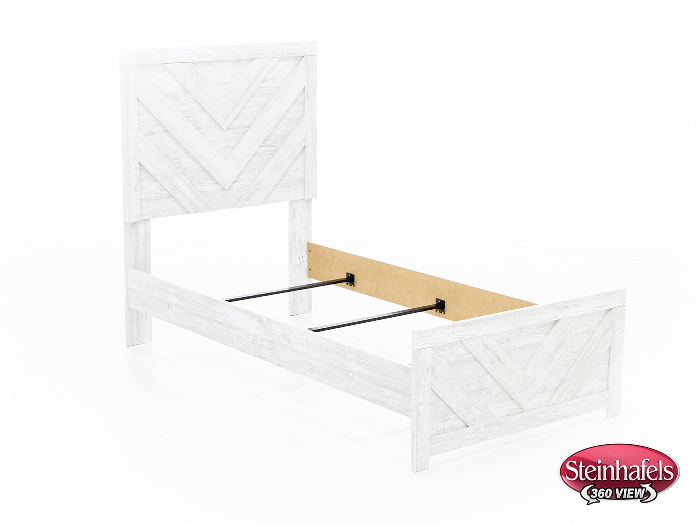 ashley furniture white twin bed package  image tpk  