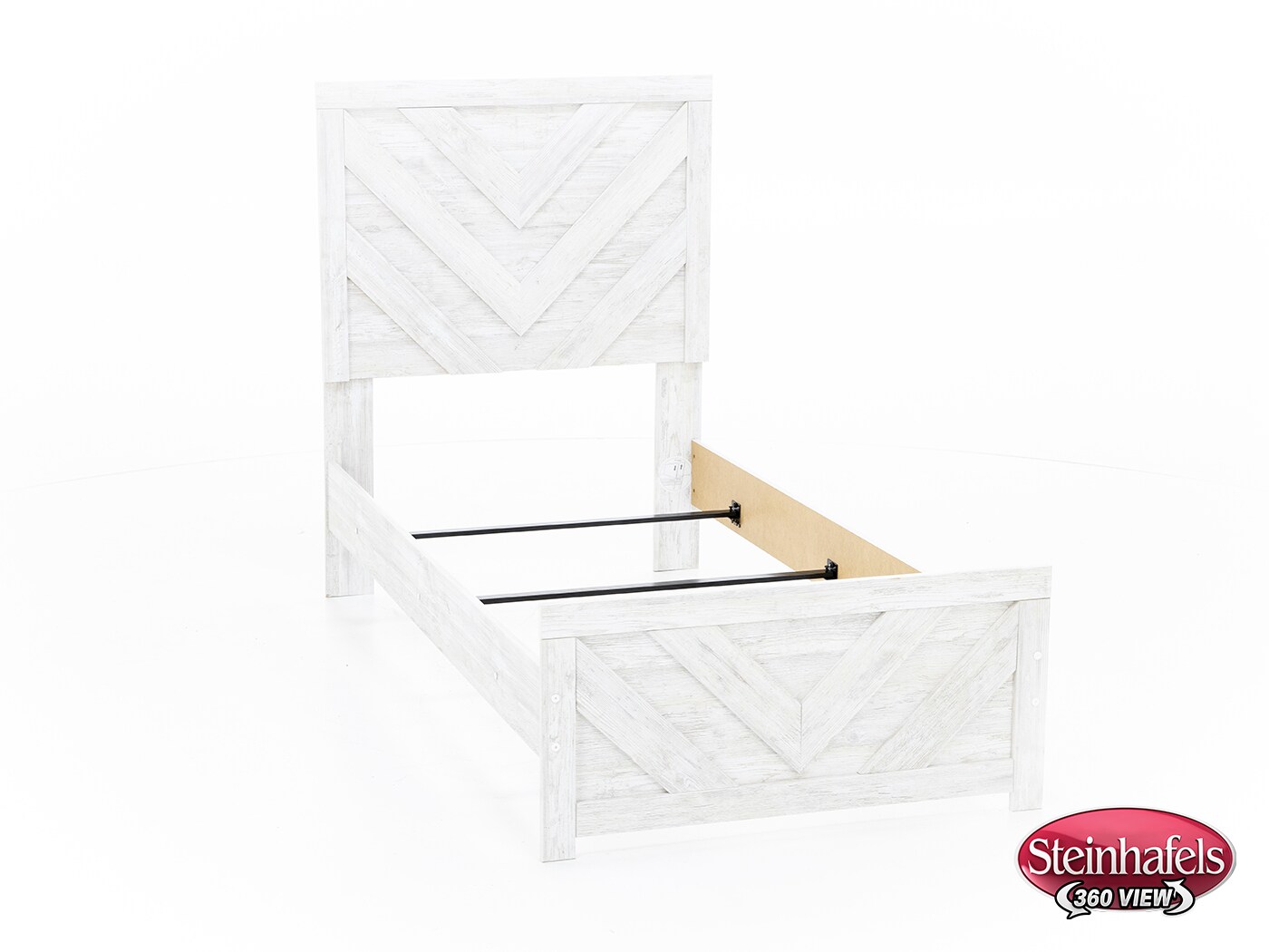 ashley furniture white twin bed package  image tpk  