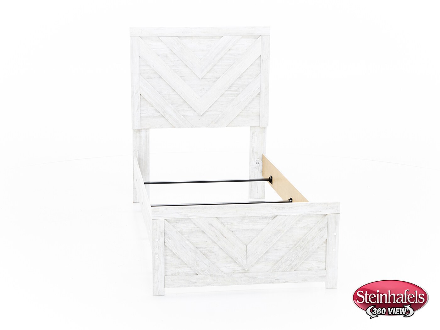 ashley furniture white twin bed package  image tpk  