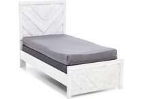 ashley furniture white twin bed package tpk  