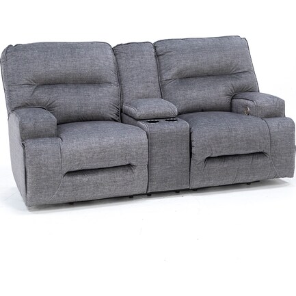 Harland Power Reclining Console Loveseat
