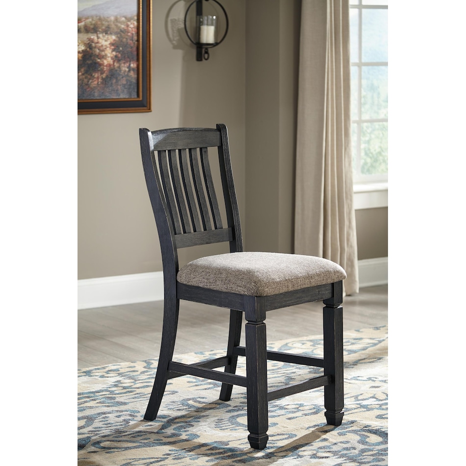 ashx black inch & over bar seat stool   