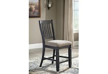 ashx black inch & over bar seat stool   
