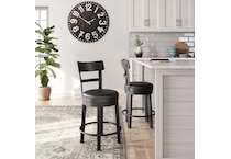 ashx black inch & over bar seat stool   