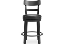 ashx black inch & over bar seat stool   