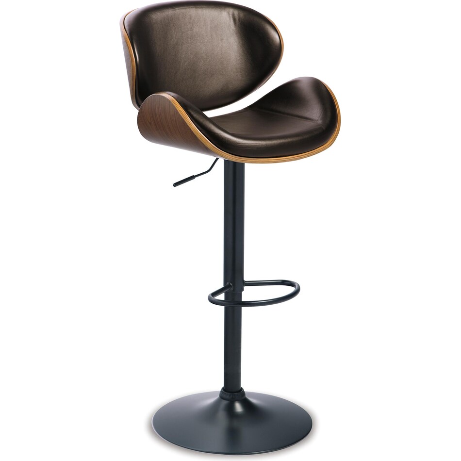 ashx brown inch & over bar seat stool   