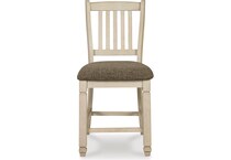 ashx white inch & over bar seat stool   