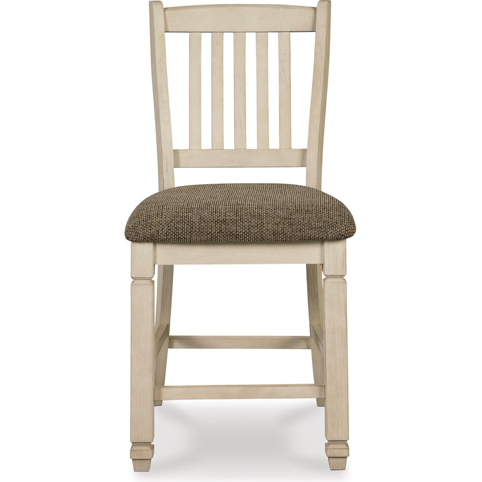 ashx white inch & over bar seat stool   