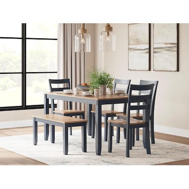 Caden 6pc Dining Set