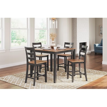 Caden 5-Pc. Counter Height Dining Set