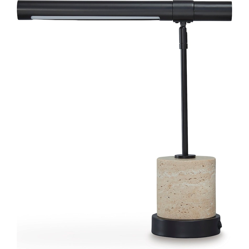 ashy beige desk lamp   