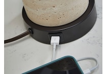 ashy beige desk lamp   