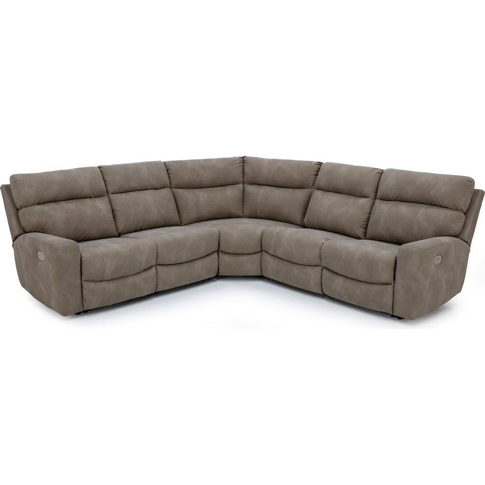 ashy beige mtn fab sectional pkg  