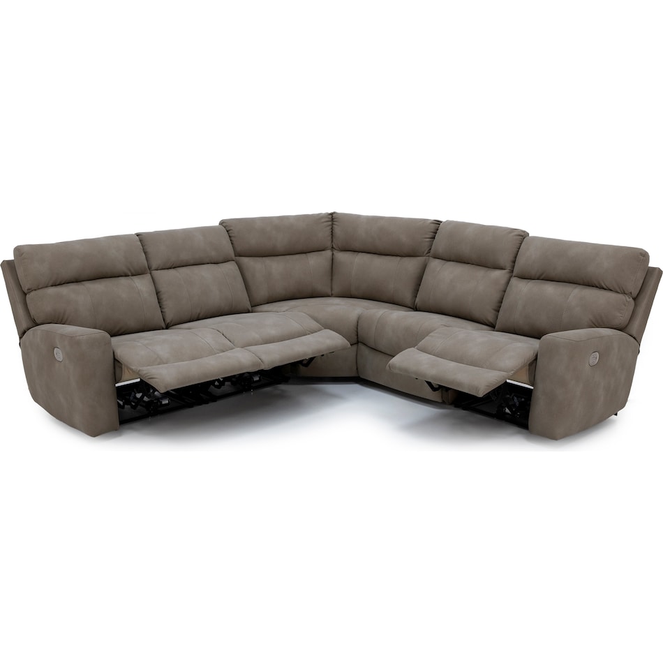 ashy beige mtn fab sectional pkg  