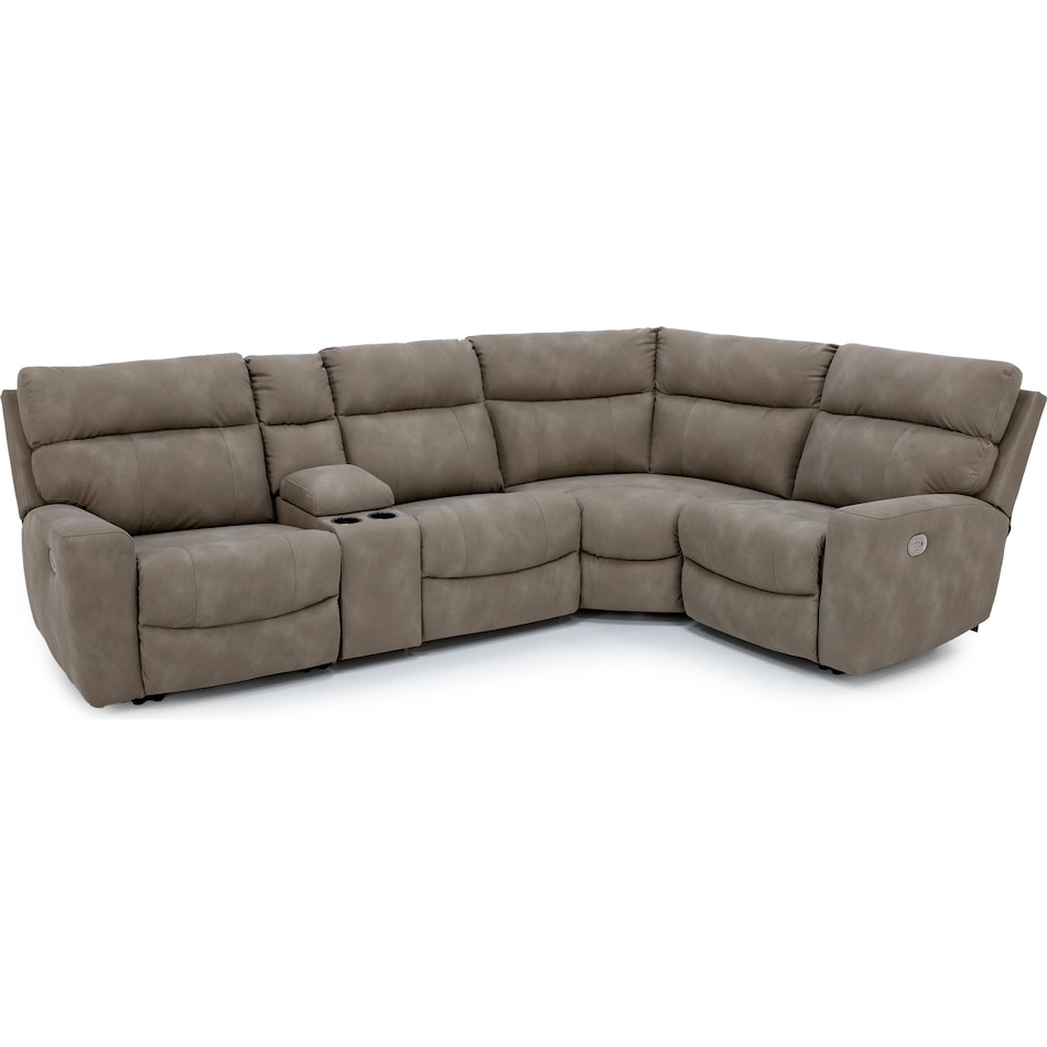 ashy beige mtn fab sectional pkg  