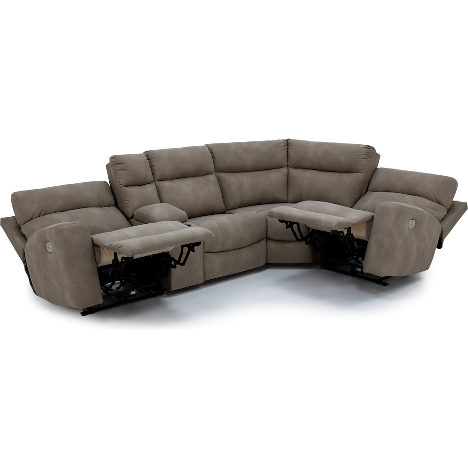 ashy beige mtn fab sectional pkg  