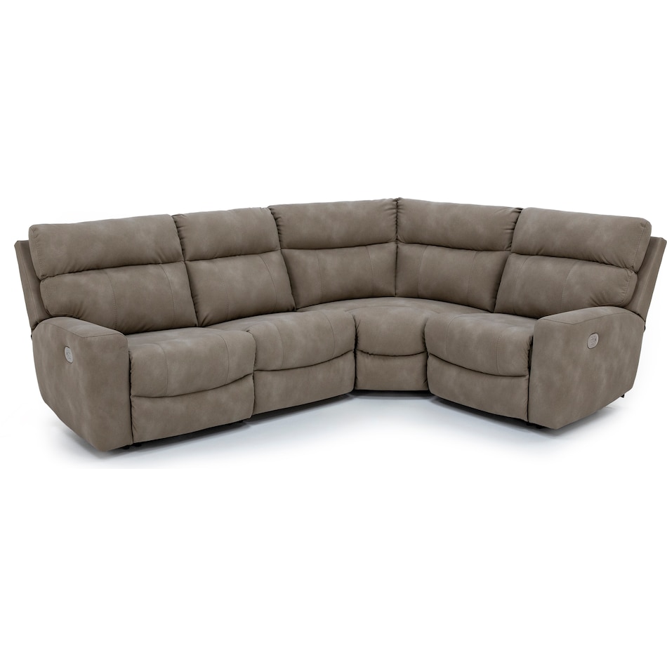 ashy beige mtn fab sectional pkg  