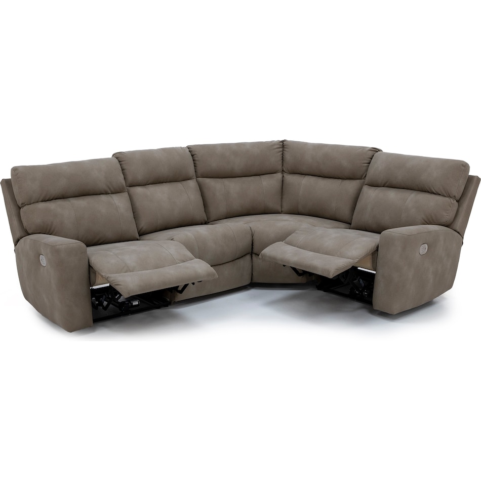 ashy beige mtn fab sectional pkg  