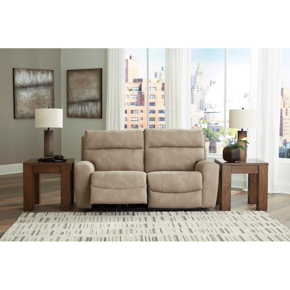 ashy beige mtn fab sectional pkg  