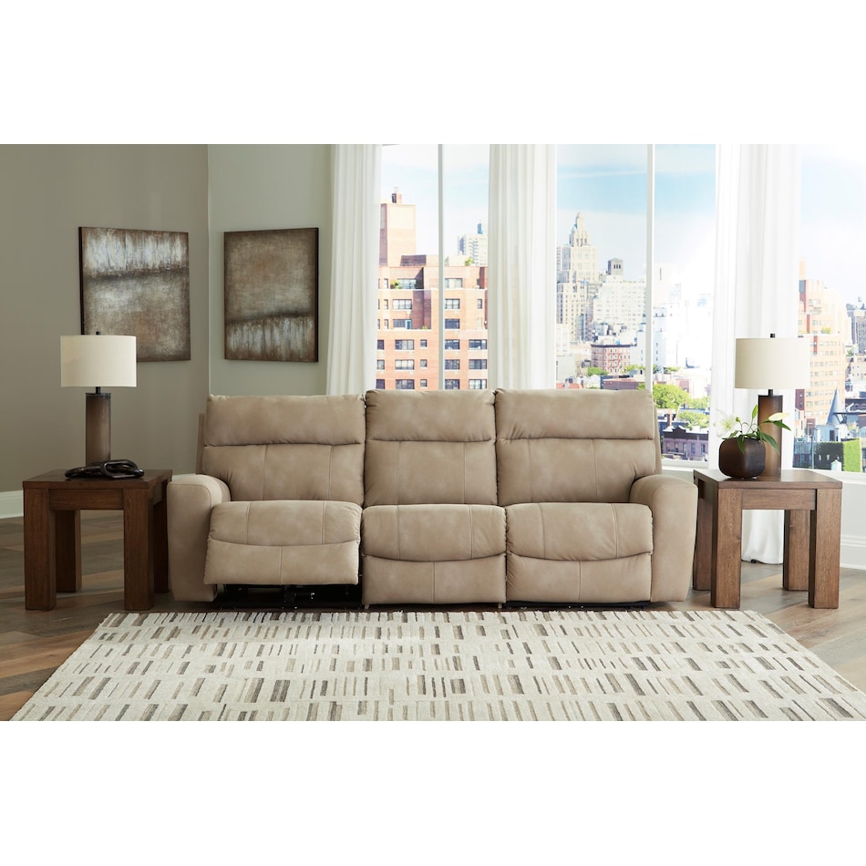 ashy beige mtn fab sectional pkg  