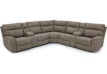 ashy beige mtn fab sectional pkg  