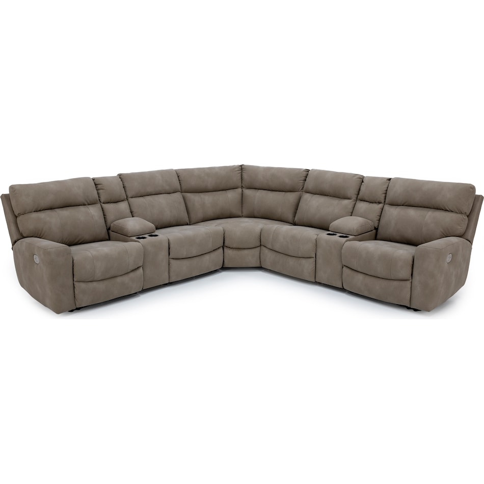 ashy beige mtn fab sectional pkg  